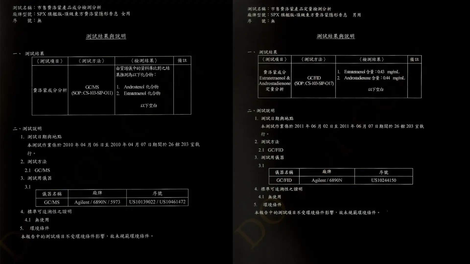 工研院檢驗報告